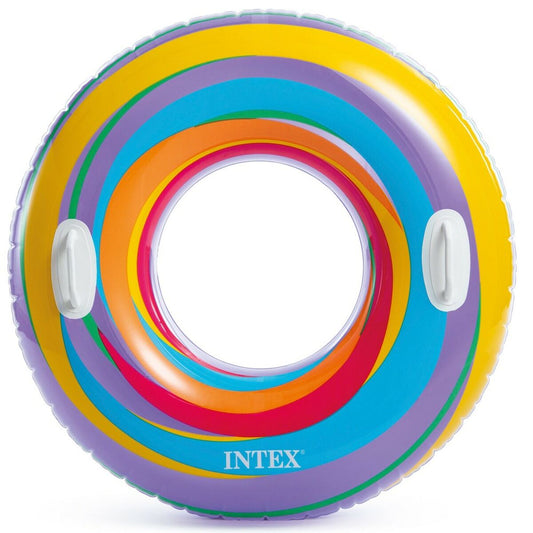 Colac Gonflabil Gogoașă Intex Ø 91 cm 91 x 22 x 91 cm (24 Unități) - Jucarii si jocuri, În aer liber și sport