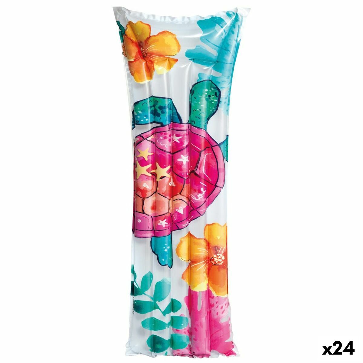 Saltea gonflabilă Intex Tropical 183 x 14 x 69 cm (24 Unități) - Jucarii si jocuri, În aer liber și sport