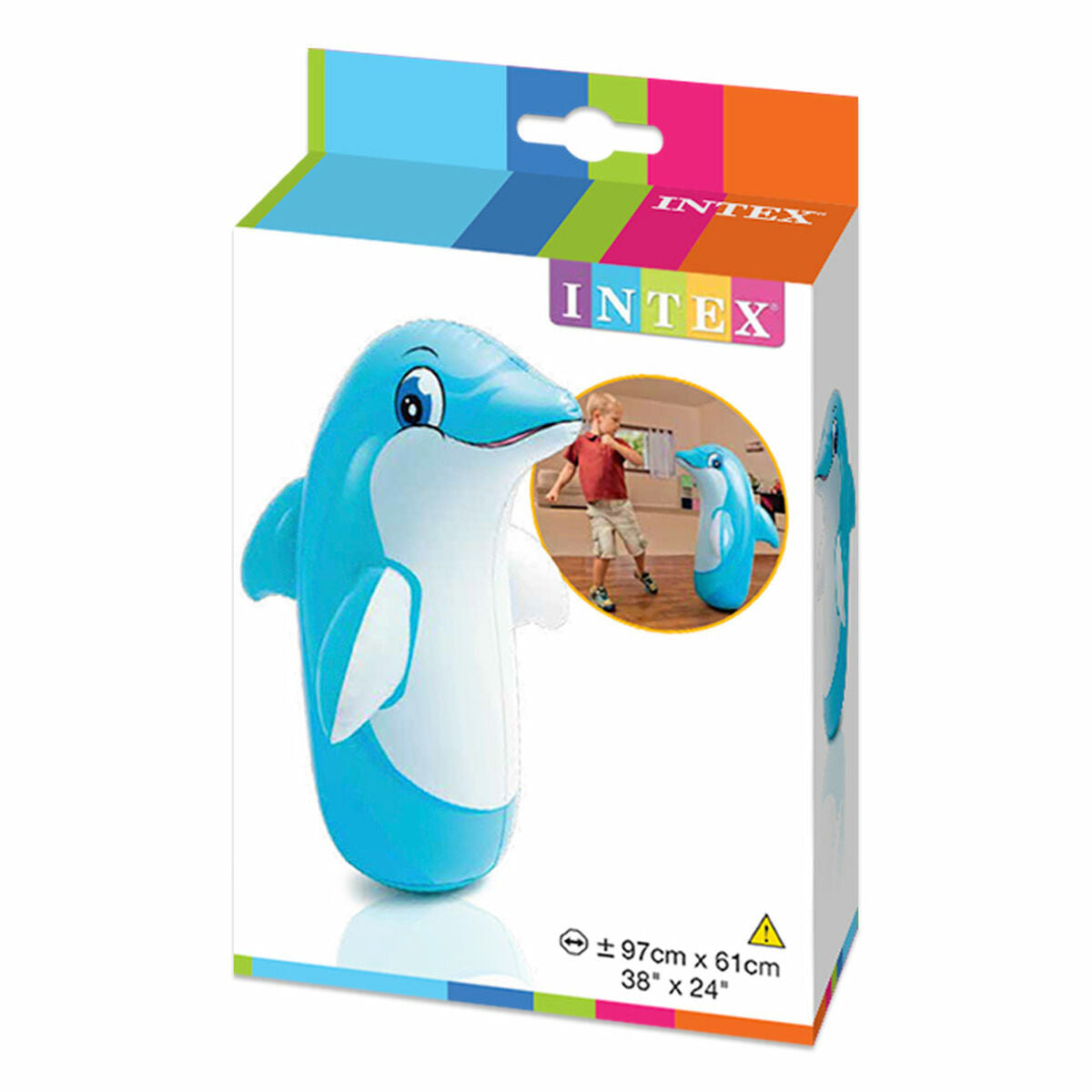 Figurină Gonflabilă pentru Piscină Intex 61 x 94 x 61 cm (24 Unități) - Jucarii si jocuri, În aer liber și sport