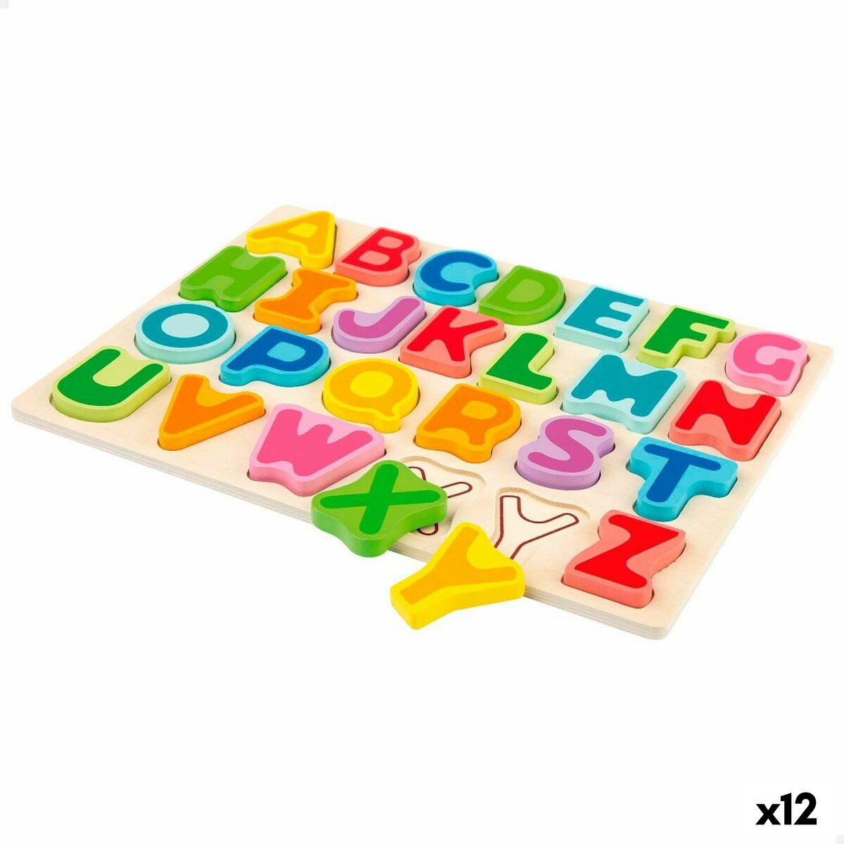 Puzzle pentru Copii din Lemn Woomax + 2 Ani 27 Piese (12 Unități) - Jucarii si jocuri, Puzzle-uri și puzzle-uri