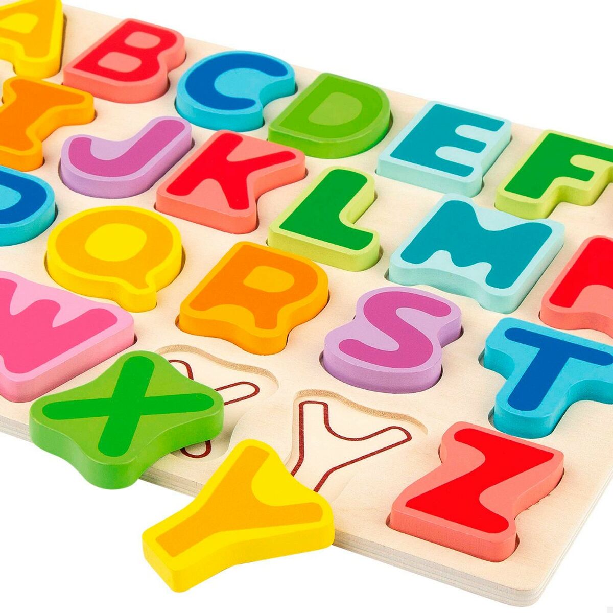 Puzzle pentru Copii din Lemn Woomax + 2 Ani 27 Piese (12 Unități) - Jucarii si jocuri, Puzzle-uri și puzzle-uri