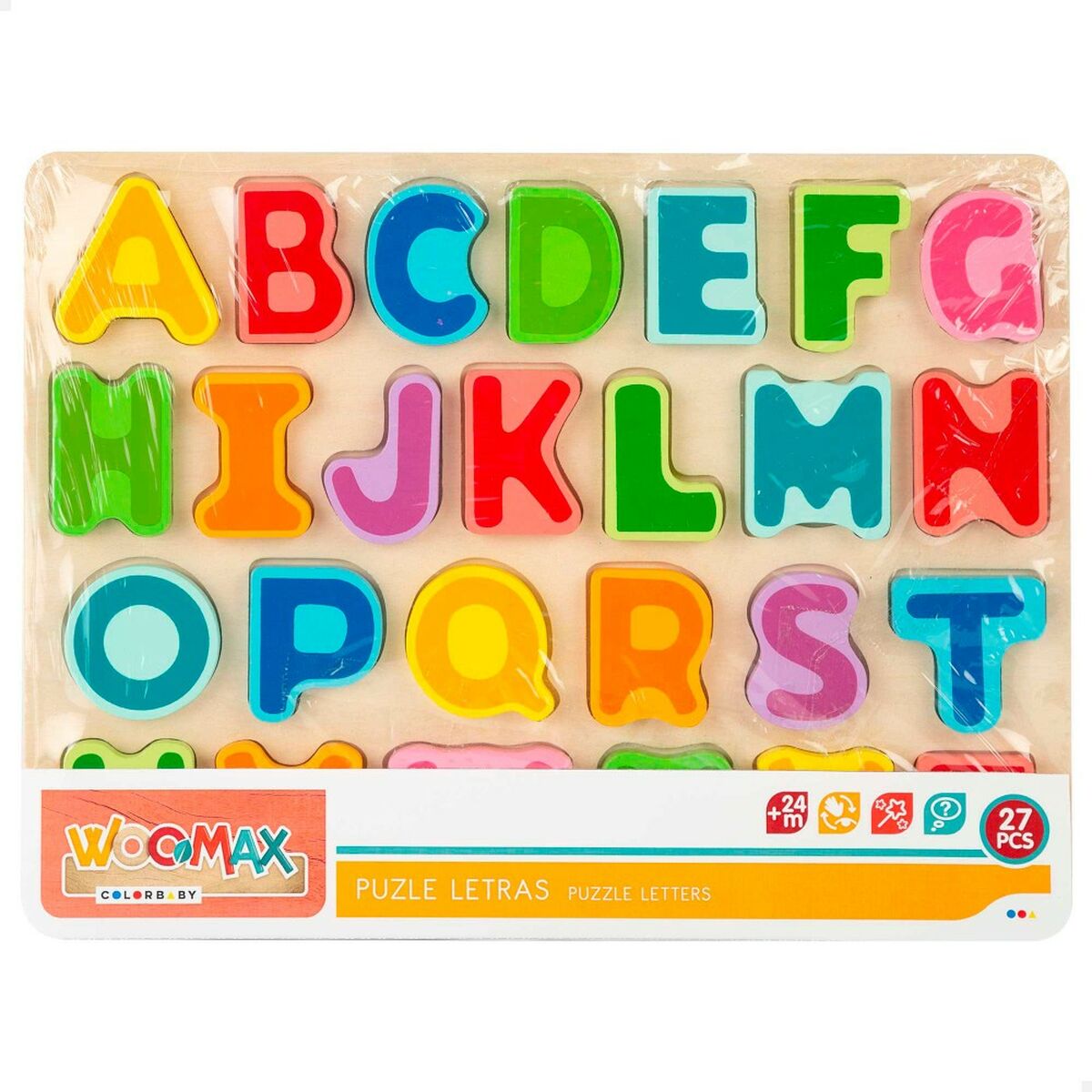 Puzzle pentru Copii din Lemn Woomax + 2 Ani 27 Piese (12 Unități) - Jucarii si jocuri, Puzzle-uri și puzzle-uri