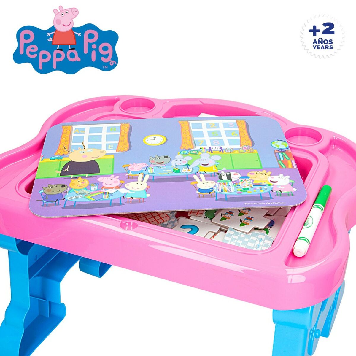 Masă cu mai multe jocuri Peppa Pig (6 Unități) - Jucarii si jocuri, În aer liber și sport
