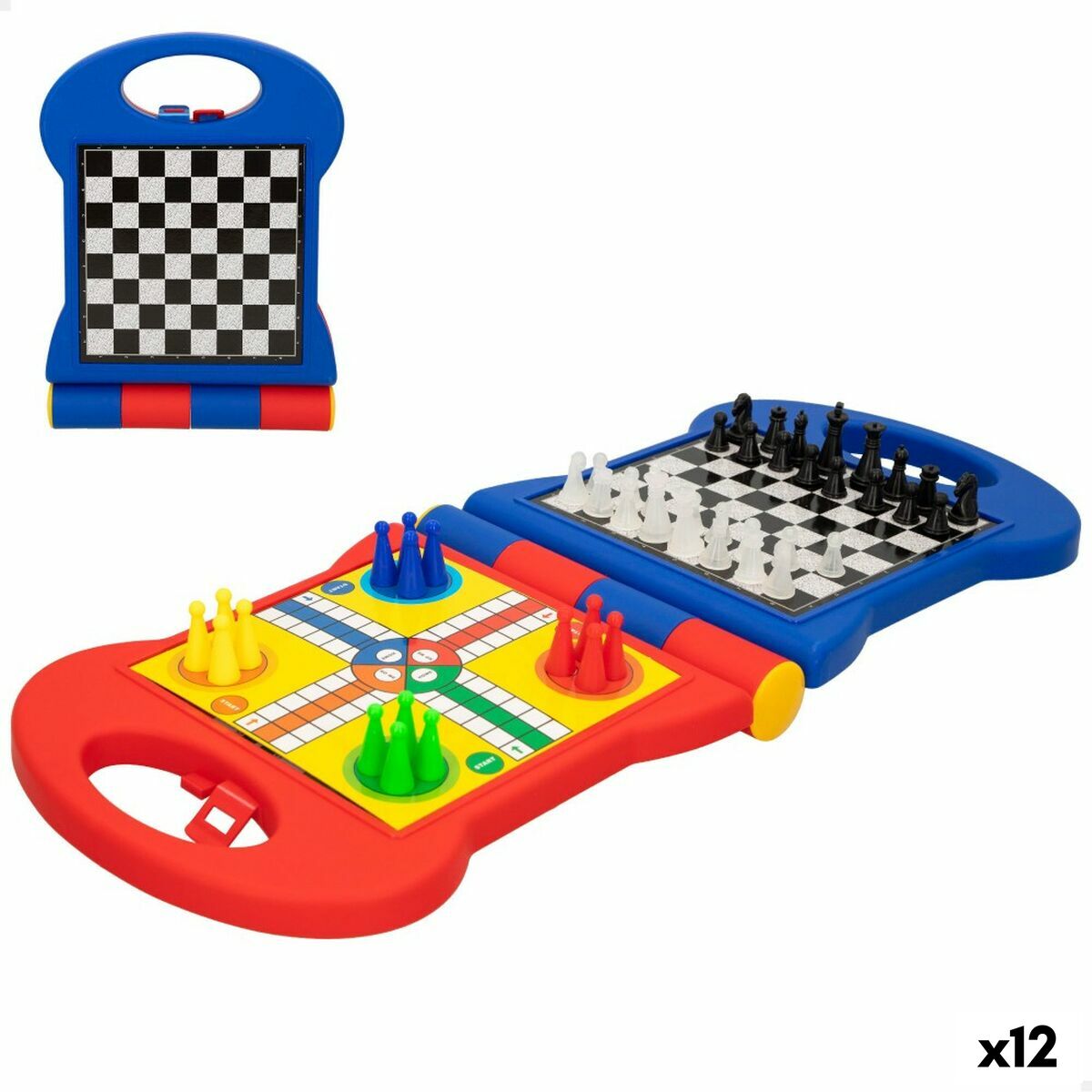 Joc de Masă Colorbaby Șah 24 x 3 x 17 cm (12 Unități) (105 Piese) - Jucarii si jocuri, Jocuri și accesorii