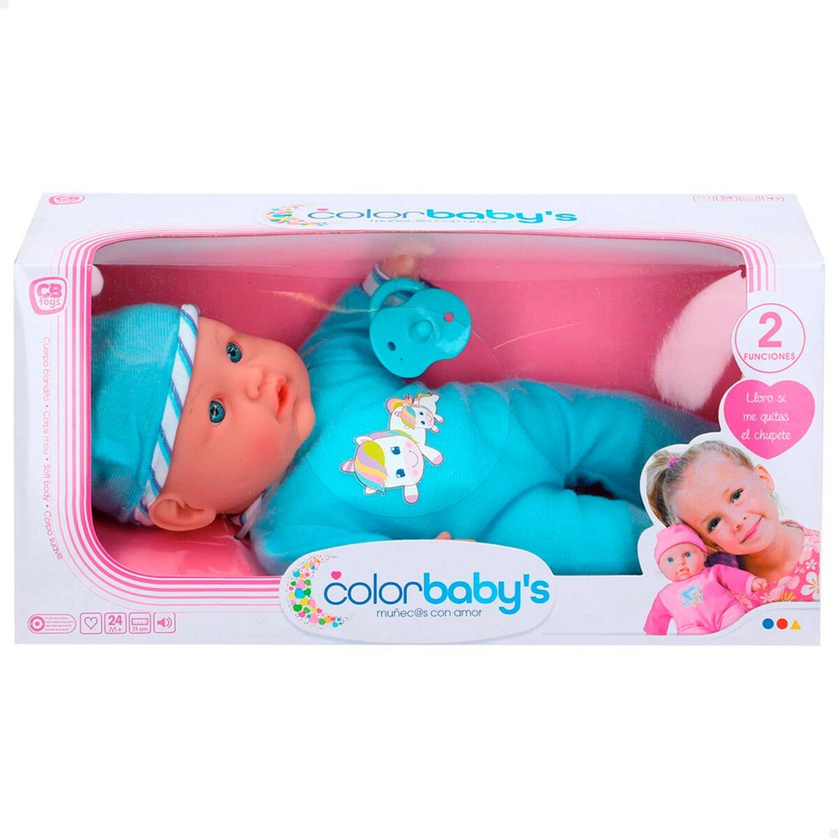 Păpușă Bebe Colorbaby 32 cm 6 Unități - Jucarii si jocuri, Păpuși și accesorii