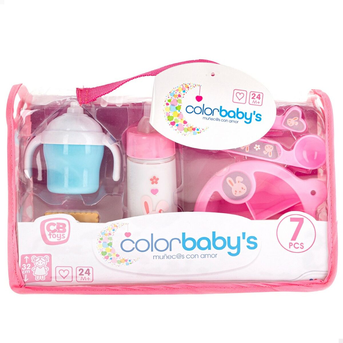 Accesorii pentru papusi Colorbaby 21 x 14 x 4,5 cm 6 Unități 7 Piese - Jucarii si jocuri, Păpuși și accesorii