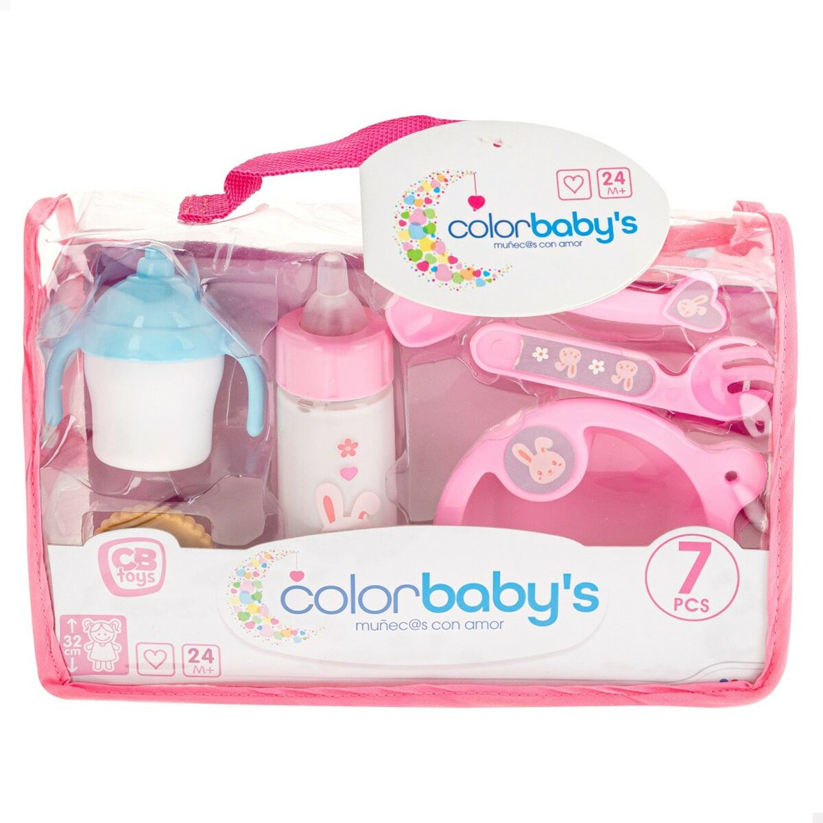 Accesorii pentru papusi Colorbaby 21 x 14 x 4,5 cm 6 Unități 7 Piese - Jucarii si jocuri, Păpuși și accesorii