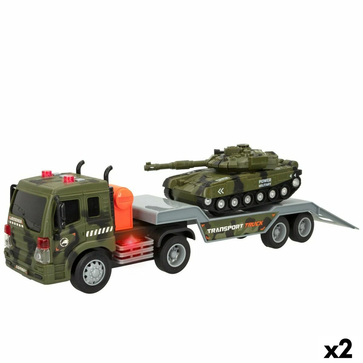Camion Autotransporter Speed & Go 47,5 x 11,5 x 10 cm (2 Unități) - Jucarii si jocuri, Vehicule