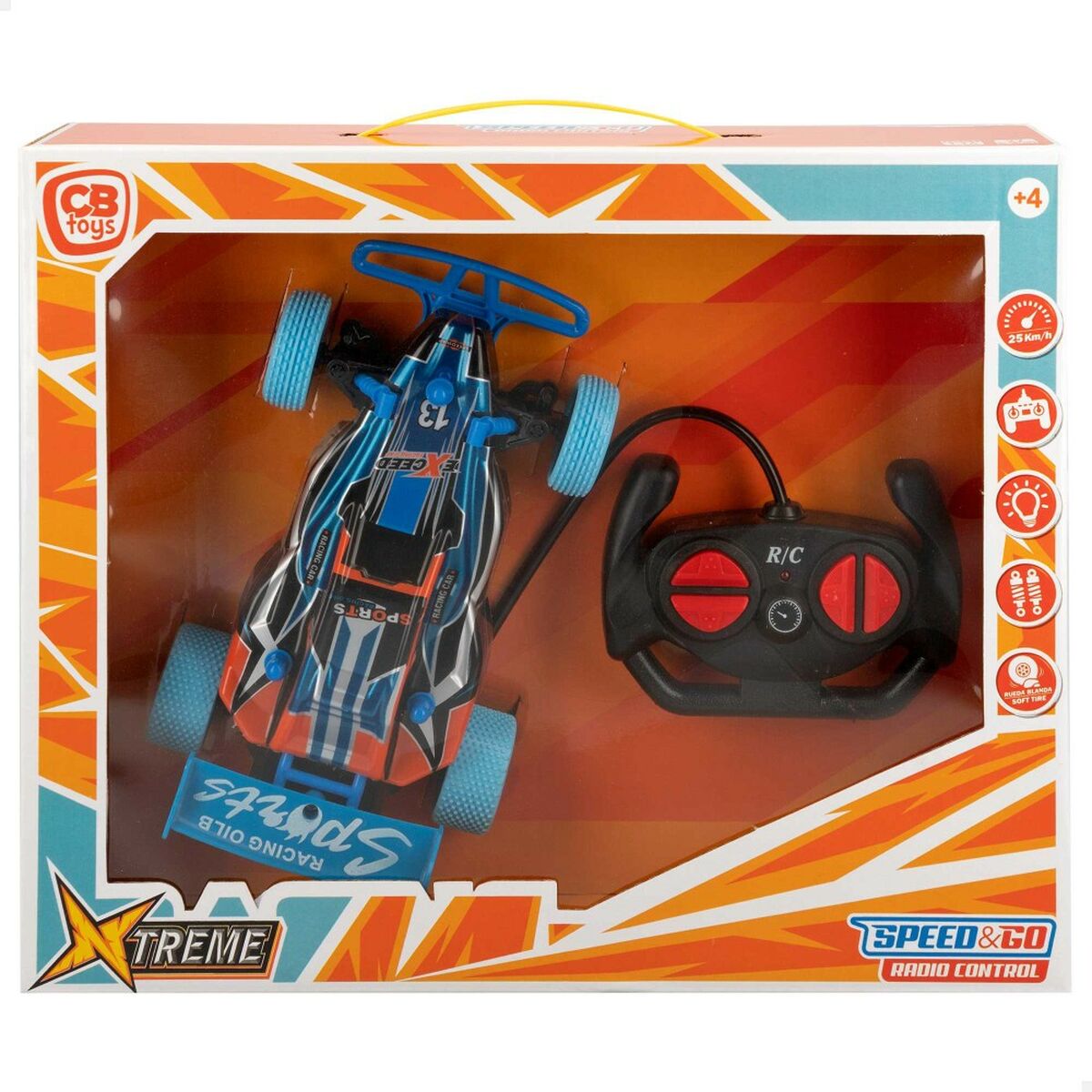 Mașină Radio Control Speed & Go 1:20 19 x 6,5 x 11 cm (6 Unități) - Jucarii si jocuri, Vehicule