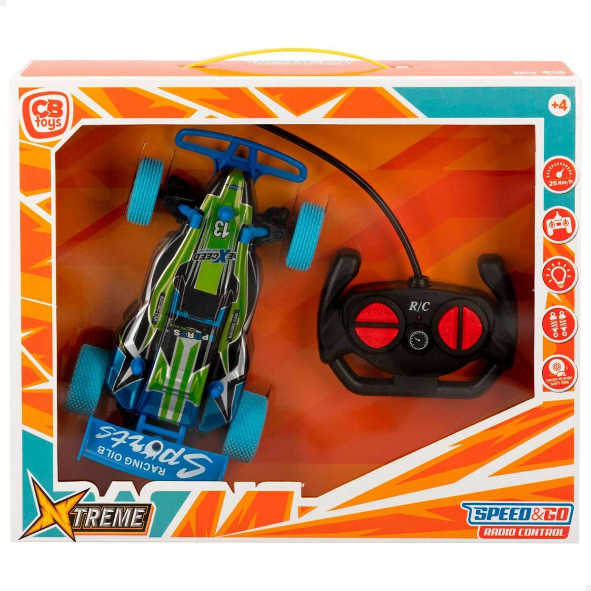 Mașină Radio Control Speed & Go 1:20 19 x 6,5 x 11 cm (6 Unități) - Jucarii si jocuri, Vehicule