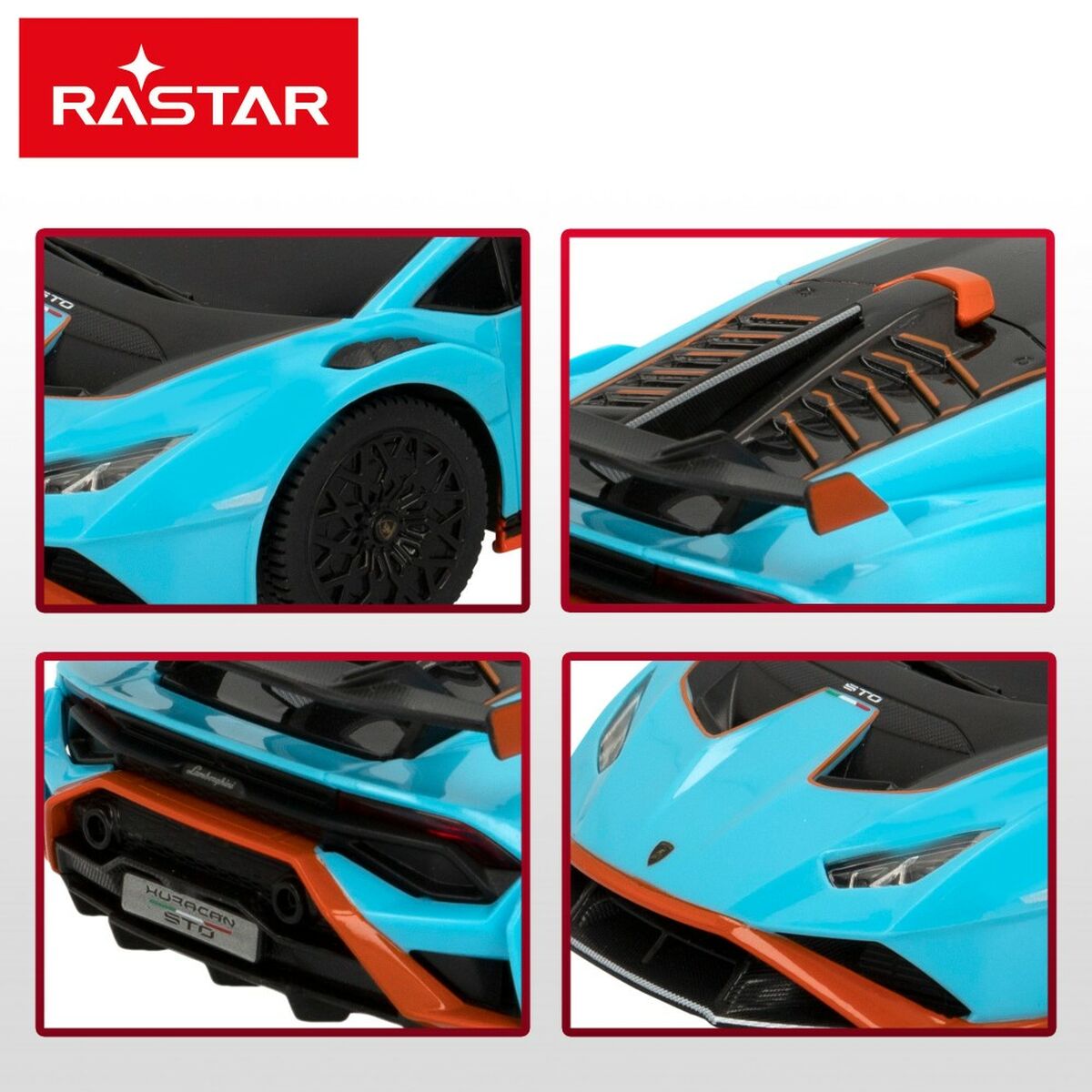 Mașină Teleghidată Lamborghini (4 Unități) - Jucarii si jocuri, Vehicule