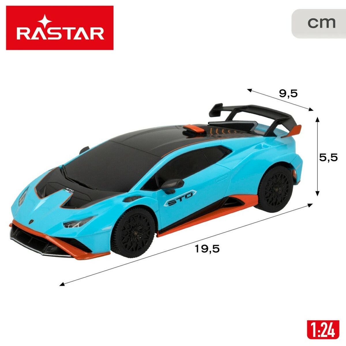 Mașină Teleghidată Lamborghini (4 Unități) - Jucarii si jocuri, Vehicule