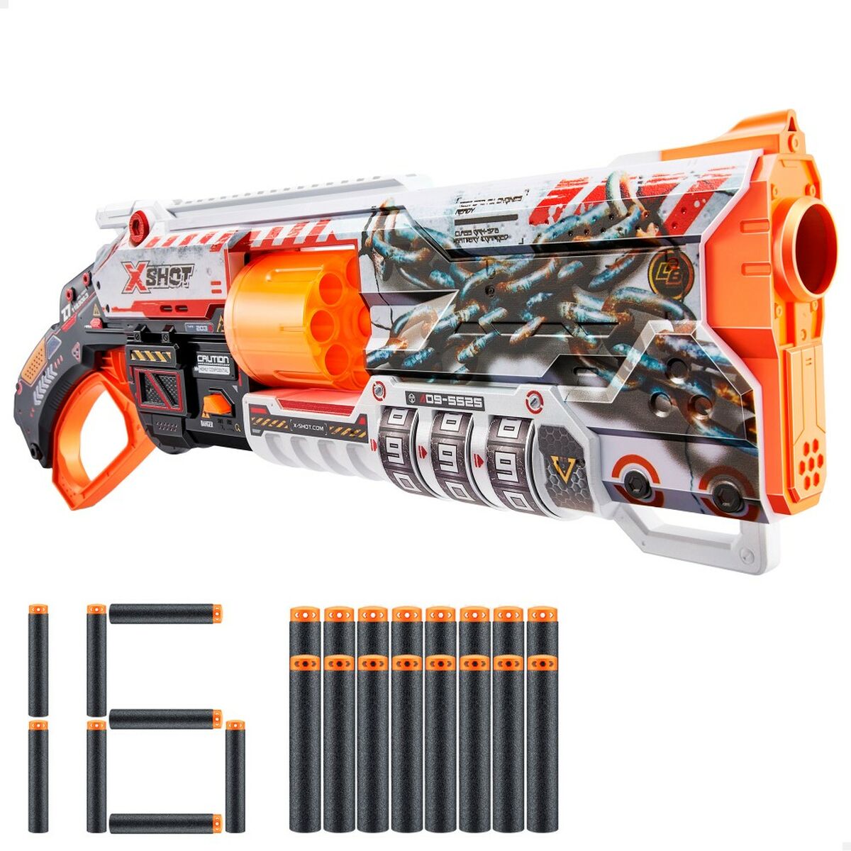 Pistol cu Săgeți Zuru X-Shot Skins Lock Blaster - Jucarii si jocuri, În aer liber și sport