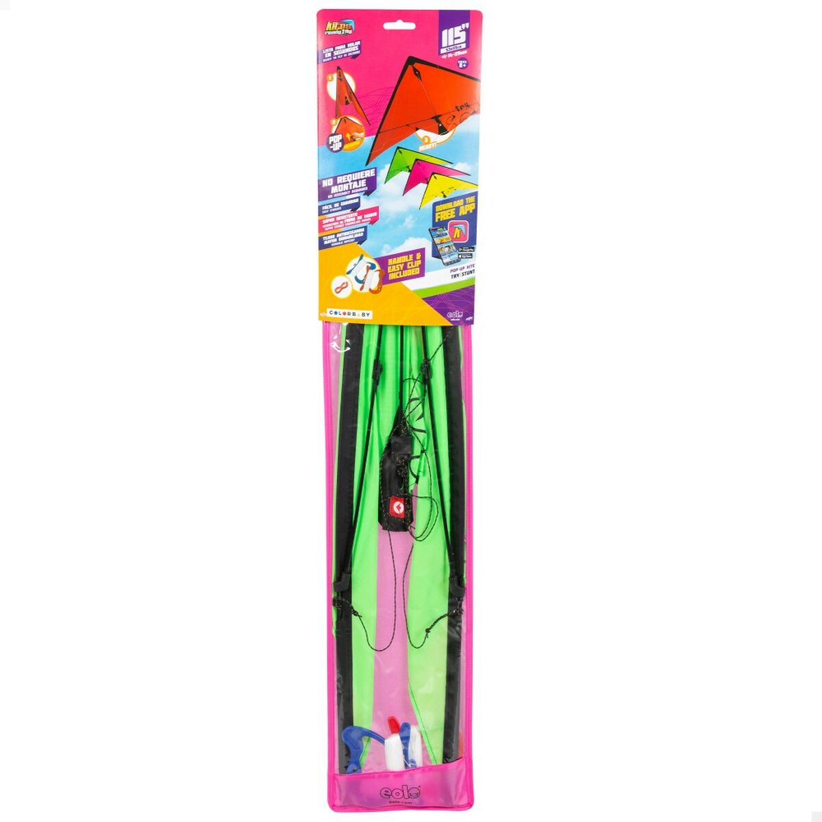 Zmeu Eolo Pop-Up 115 x 56 x 1 cm - Sport și în aer liber, Sporturi recreative