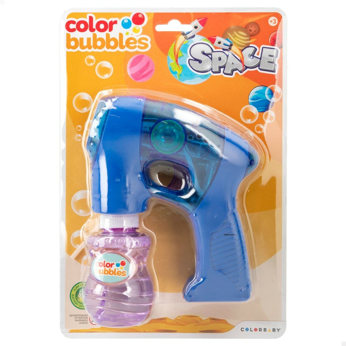 Pistol cu bule de săpun Colorbaby 14 x 16,5 x 5,5 cm 6 Unități - Jucarii si jocuri, Costume și accesorii