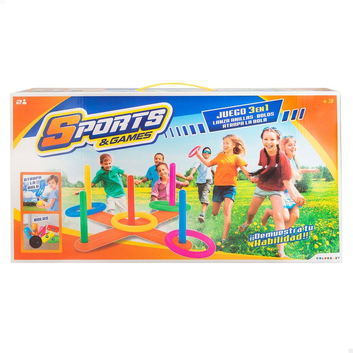 Set de jucării de plajă Colorbaby 40,5 x 7 x 40,5 cm (4 Unități) - Jucarii si jocuri, În aer liber și sport