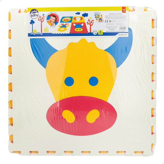 Covor Puzzle Colorbaby 4 Piese animale 118 x 118 cm EVA (2 Unități) - Jucarii si jocuri, Puzzle-uri și puzzle-uri