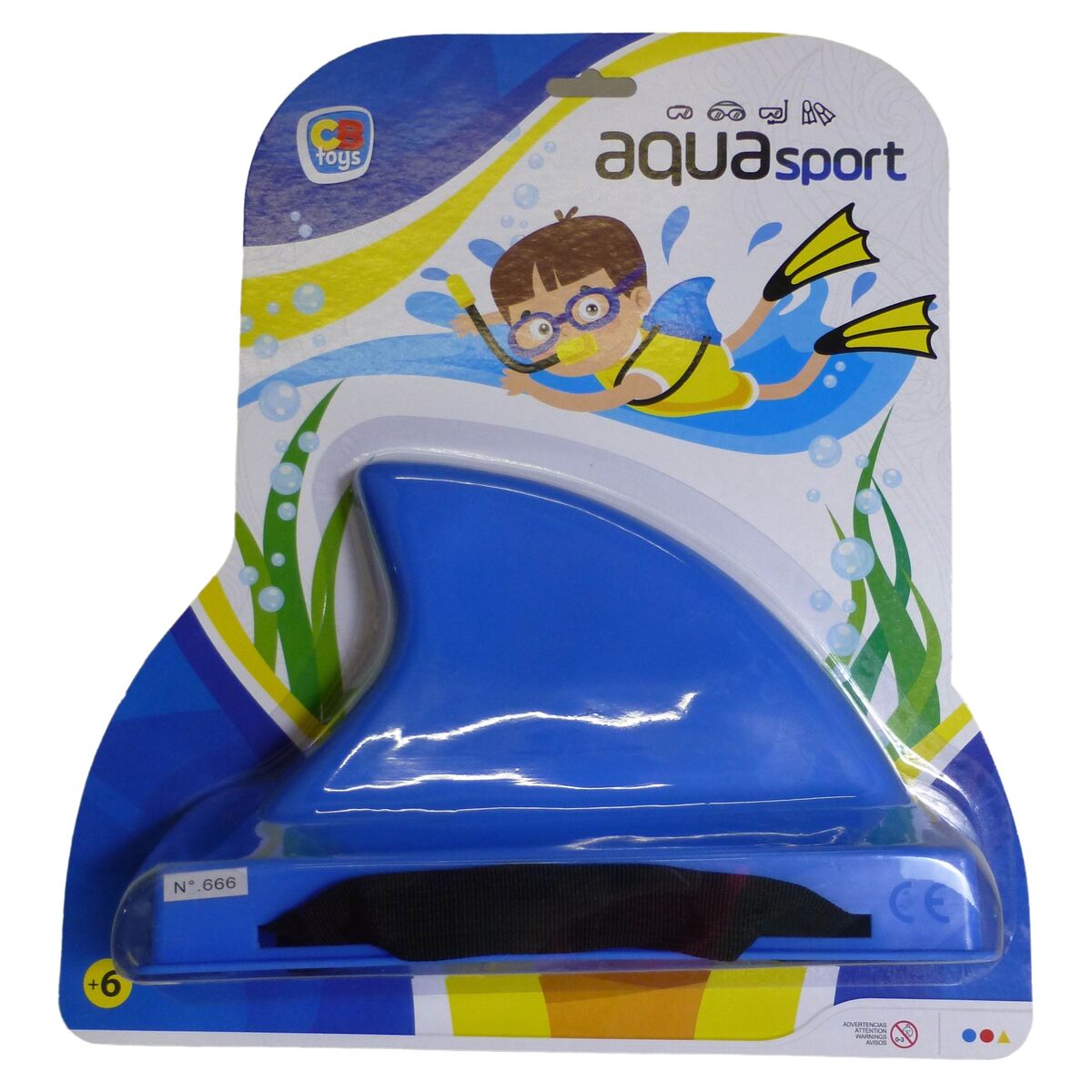 Joc acvatic AquaSport Albastru Rechin (6 Unități) - Jucarii si jocuri, În aer liber și sport
