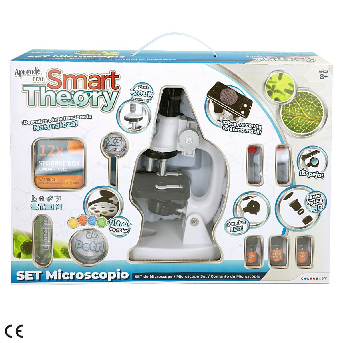 Microscop Colorbaby Smart Theory 2 Unități - Jucarii si jocuri, Învățare și educație