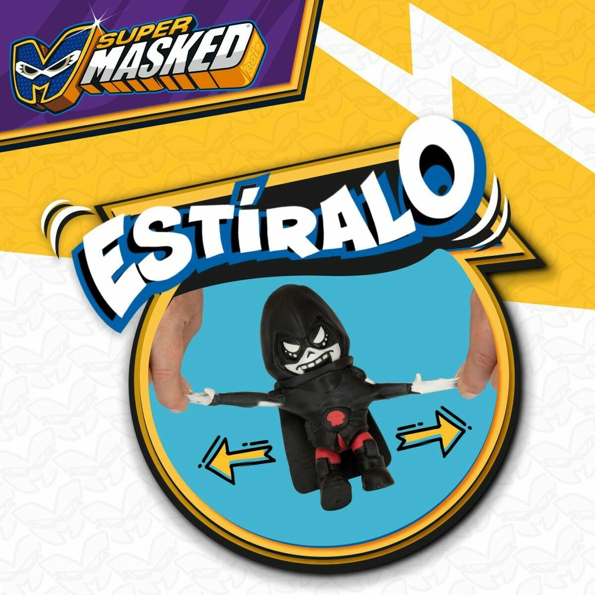 Figurine de Acțiune Eolo Super Masked Whisper 11,5 x 15,5 x 6,5 cm Elastic (12 Unități) - Jucarii si jocuri, Păpuși și figurine
