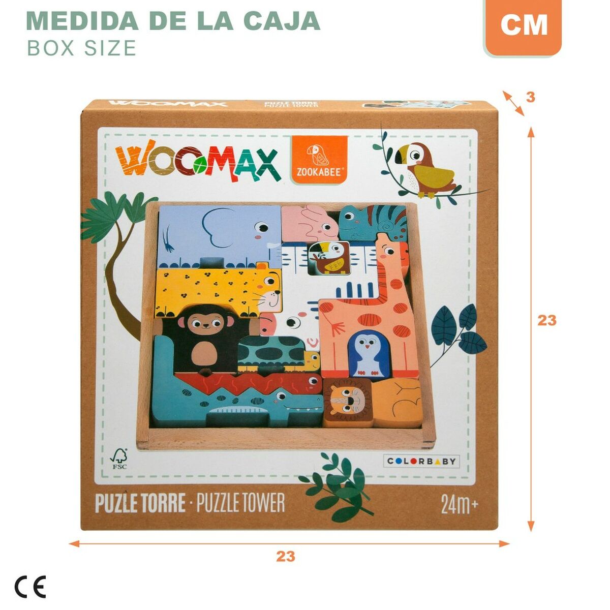Puzzle pentru Copii din Lemn Woomax (6 Unități) - Jucarii si jocuri, Puzzle-uri și puzzle-uri
