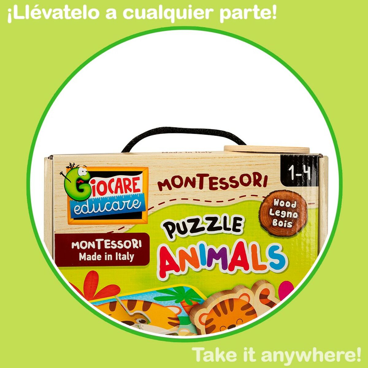 Puzzle pentru Copii Lisciani animale 16 Piese 16 x 1 x 16 cm (6 Unități) - Jucarii si jocuri, Puzzle-uri și puzzle-uri