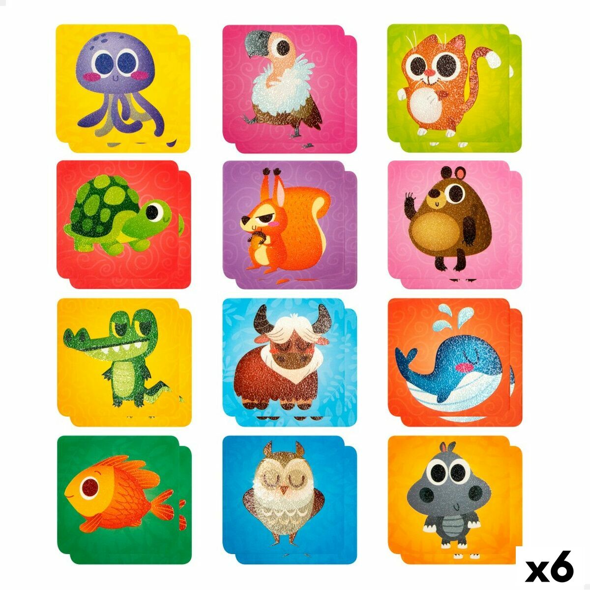 Joc de Memorie Lisciani Puzzle pentru Copii Tactil 24 Piese - Jucarii si jocuri, Jocuri și accesorii
