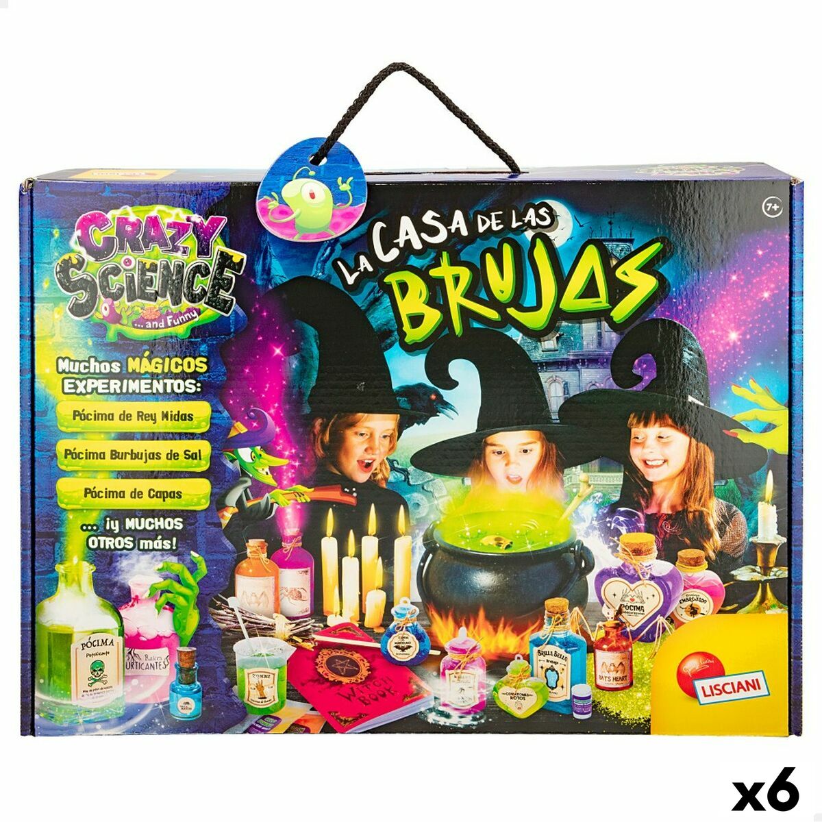 Joc de știință Lisciani La casa de las brujas ES (6 Unități) - Jucarii si jocuri, Învățare și educație