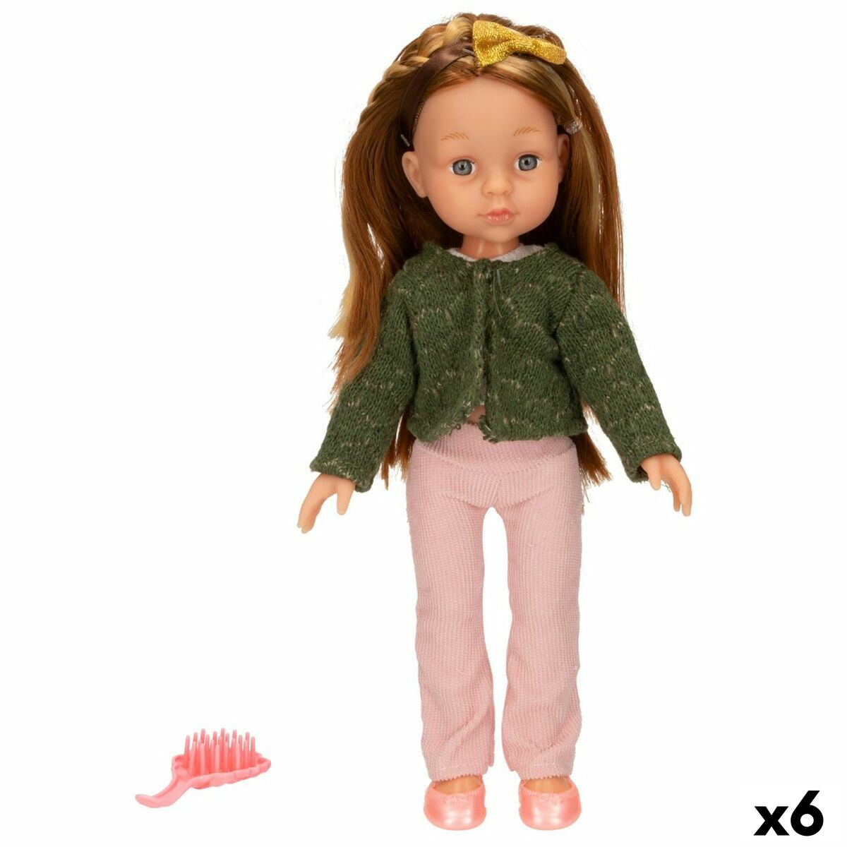 Păpușă Colorbaby Isabella 32 cm Pieptene 15 x 32 x 7 cm (6 Unități) - Jucarii si jocuri, Păpuși și accesorii