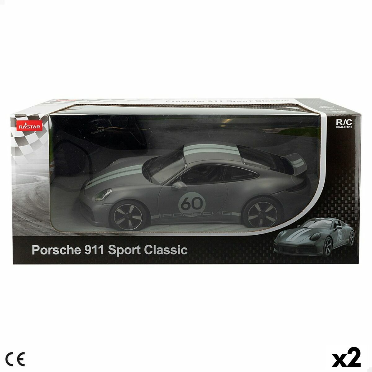 Mașină Radio Control Porsche 911 1:16 (2 Unități) - Jucarii si jocuri, Vehicule