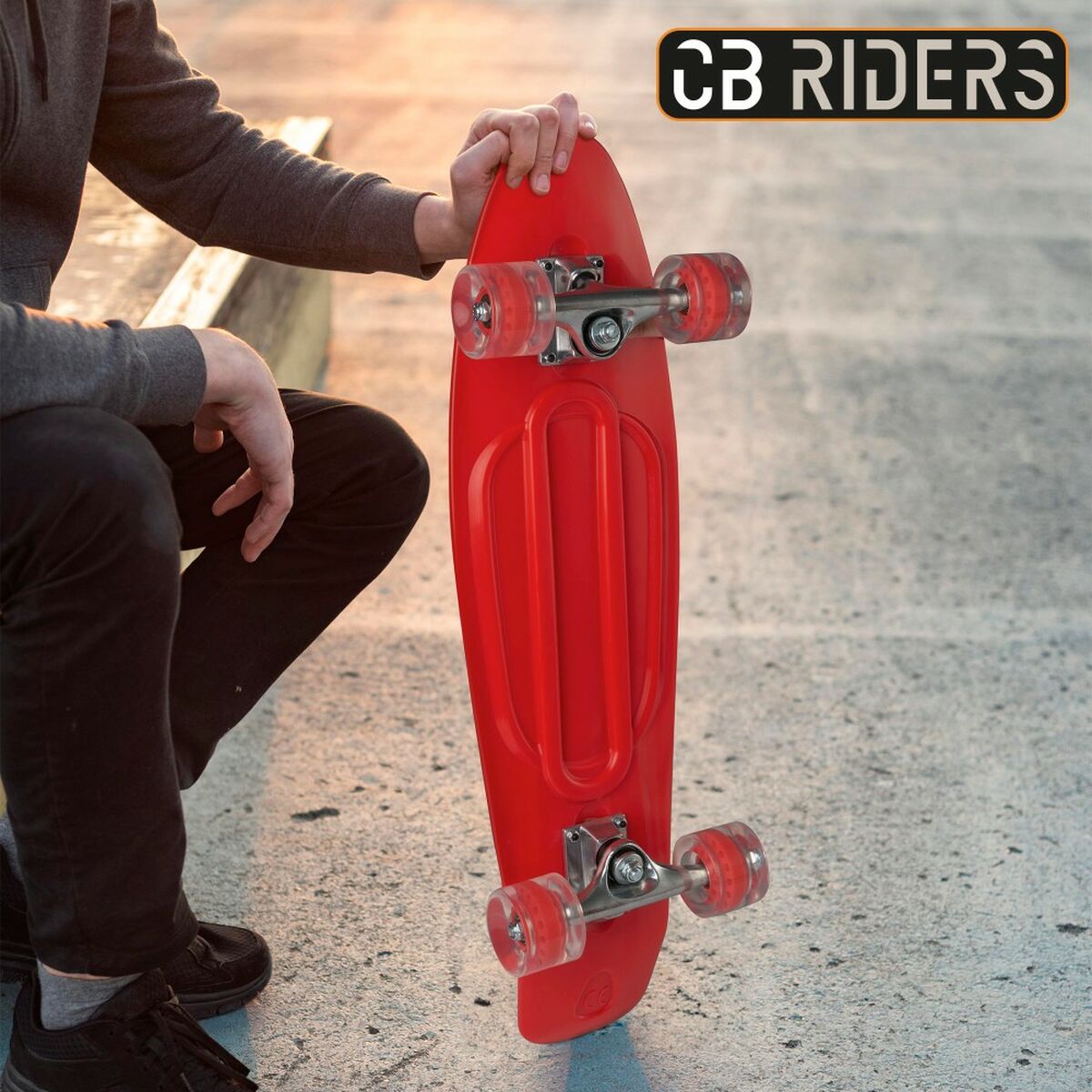 Skateboard Colorbaby Roșu (2 Unități) - Jucarii si jocuri, În aer liber și sport