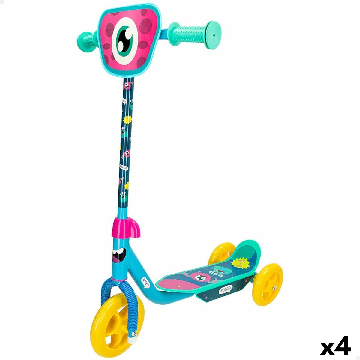 Trotinetă Colorbaby Monstru (4 Unități) - Jucarii si jocuri, În aer liber și sport