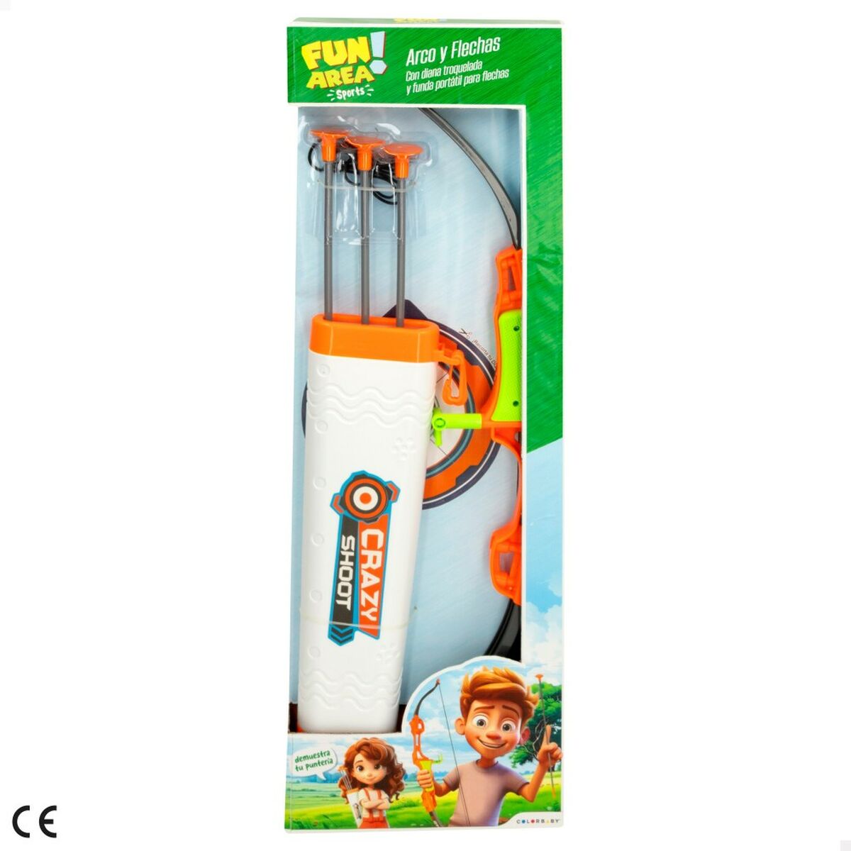 Set de tir cu țintă Colorbaby 3,5 x 67 x 15 cm (6 Unități) - Jucarii si jocuri, În aer liber și sport