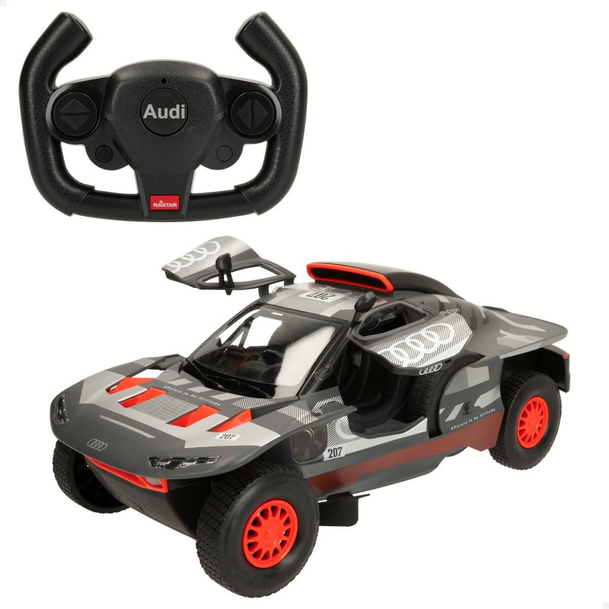 Mașină Radio Control Audi 1:14 33 x 14 x 16 cm (2 Unități) - Jucarii si jocuri, Vehicule