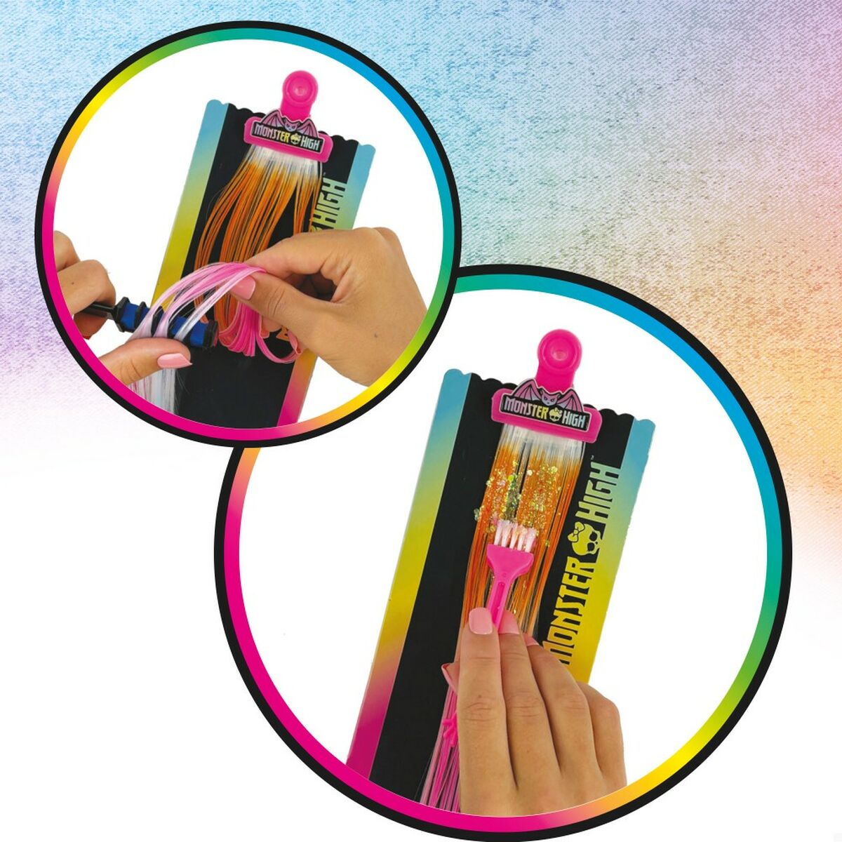 Set Coafor Monster High Extensii pentru Păr (4 Unități) - Jucarii si jocuri, Imitații de jocuri