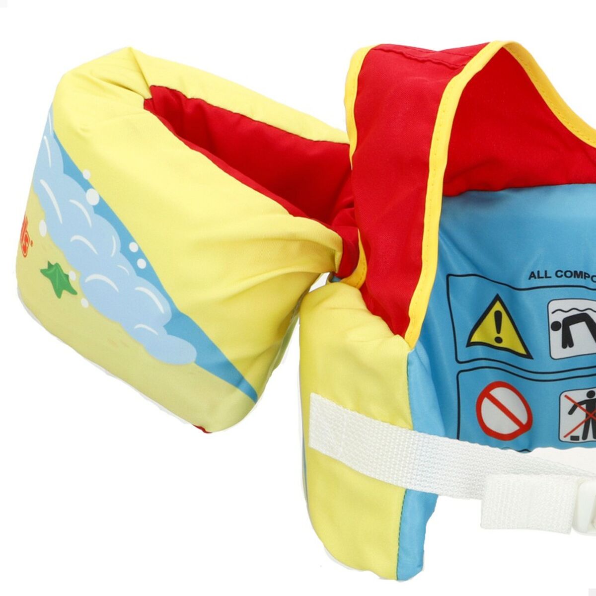 Vestă de salvare AquaSport 56 x 25 x 20 cm Crab (4 Unități) - Jucarii si jocuri, În aer liber și sport
