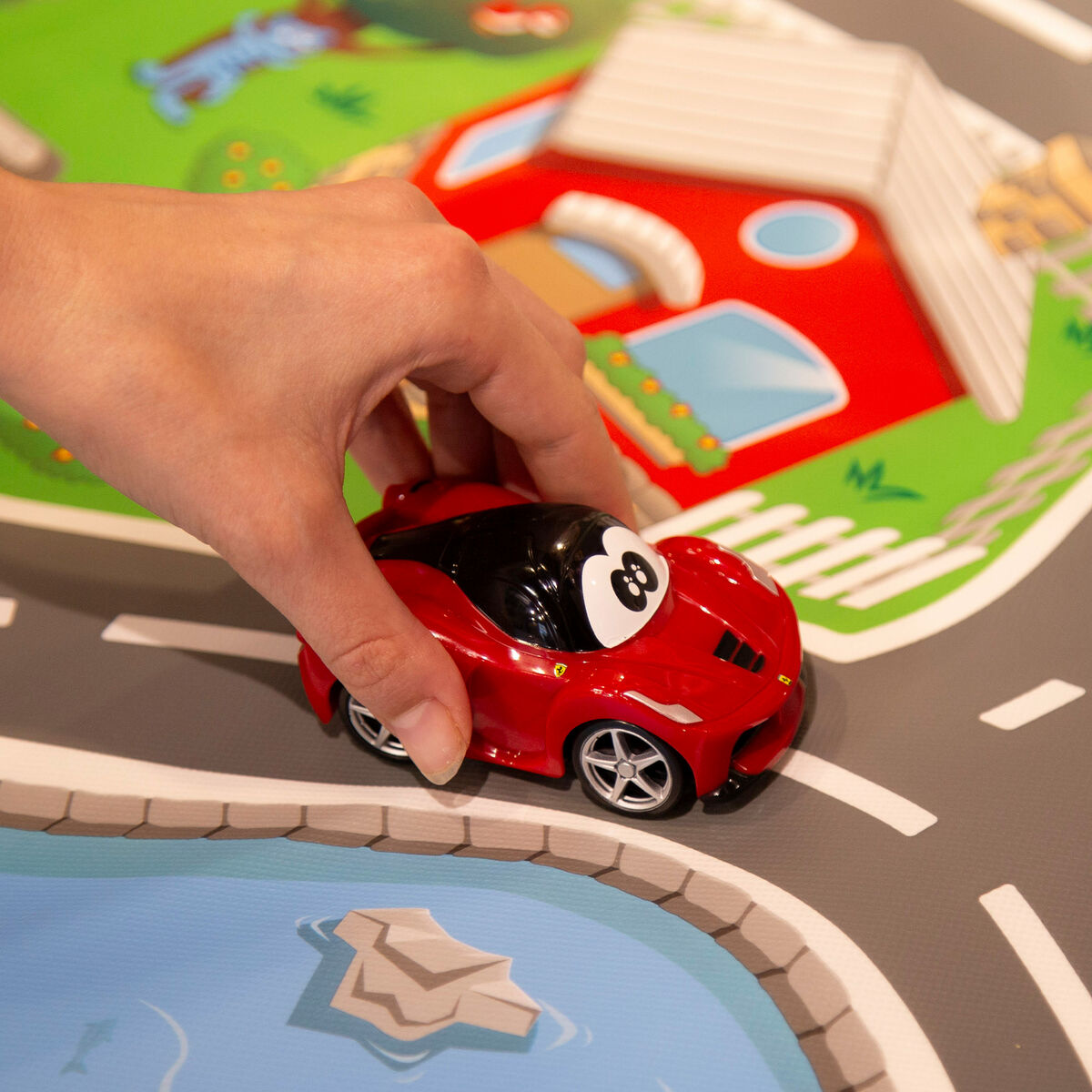 Playset Ferrari 100 x 0,1 x 70 cm 6 Unități - Jucarii si jocuri, Păpuși și figurine