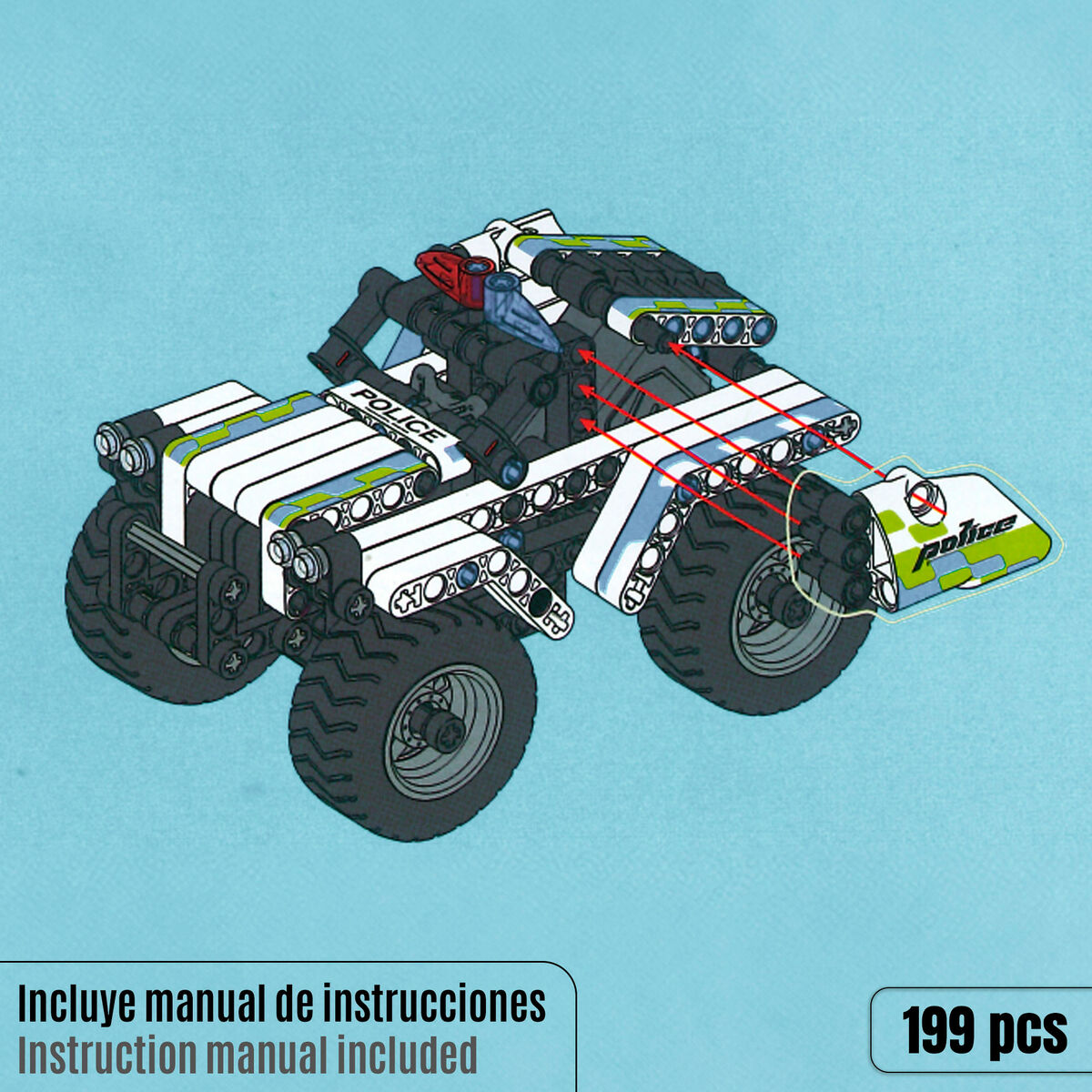 Set de Construcție IM Master 199 Piese - Jucarii si jocuri