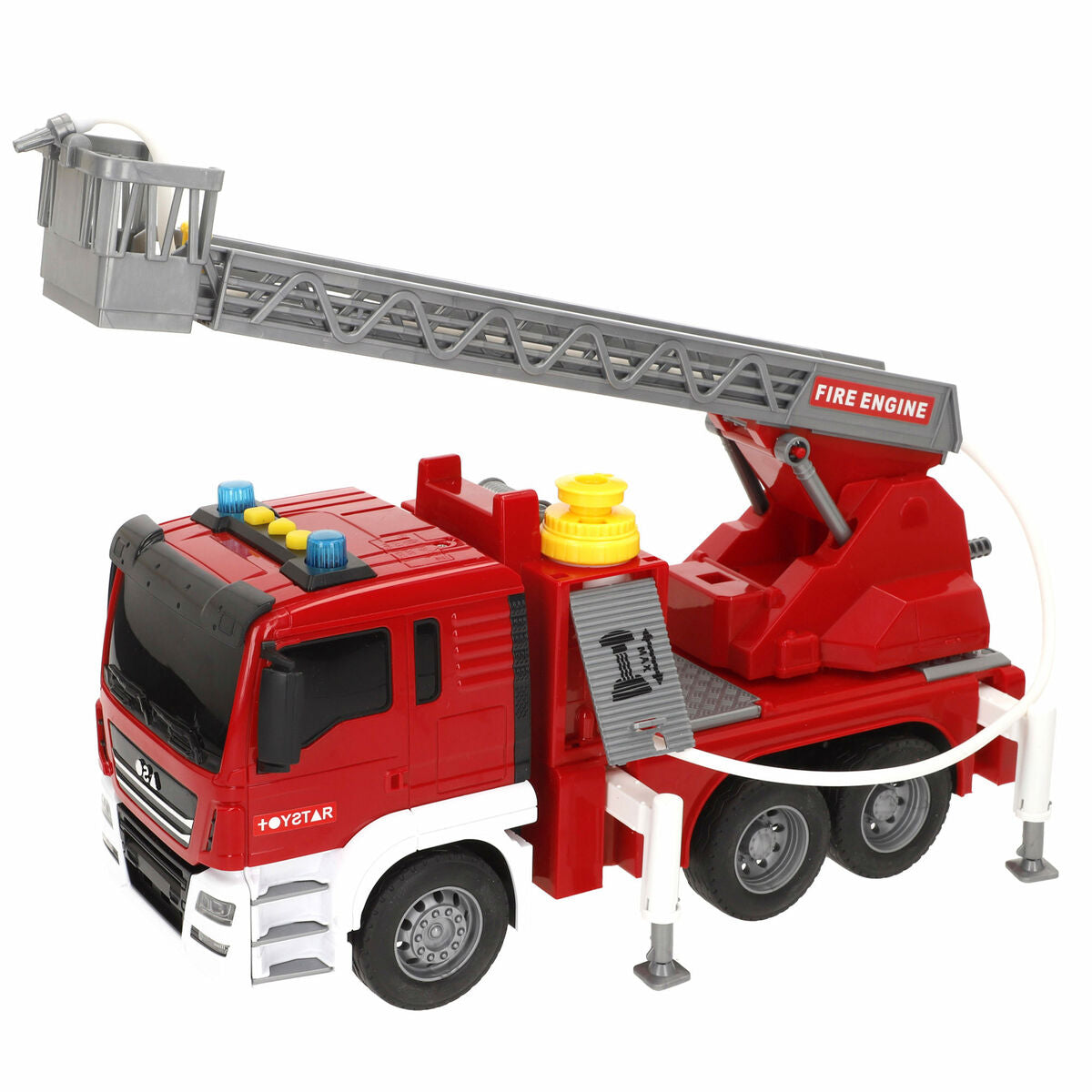Mașină de pompieri cu girofar și sirenă Speed & Go 34 x 25 x 12 cm (4 Unități) - Jucarii si jocuri, Vehicule