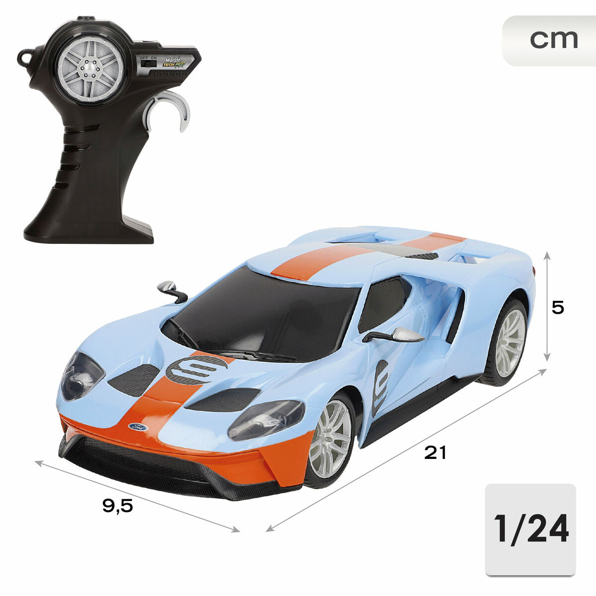Mașină Radio Control Ford 21 x 5 x 9,5 cm (6 Unități) - Jucarii si jocuri, Vehicule