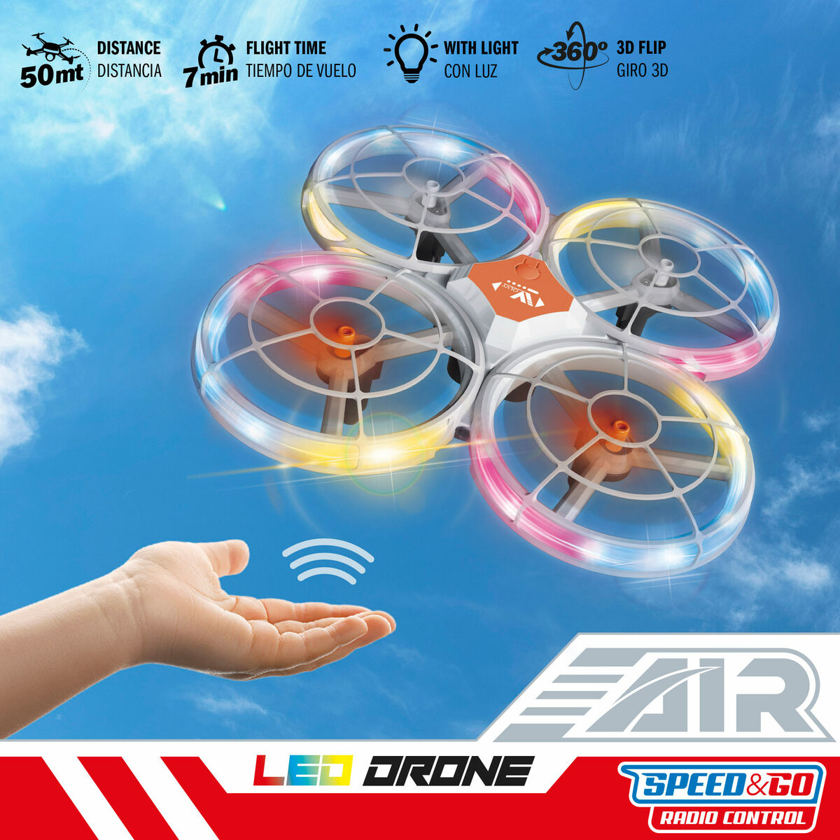 Elicopter Controlat de Radio Colorbaby (2 Unități) - Jucarii si jocuri, Vehicule