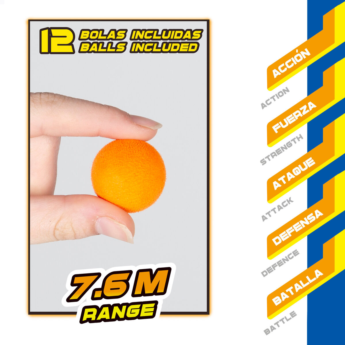 Pistol aruncător de bile Colorbaby 51 x 10 x 5 cm 6 Unități - Jucarii si jocuri, Costume și accesorii