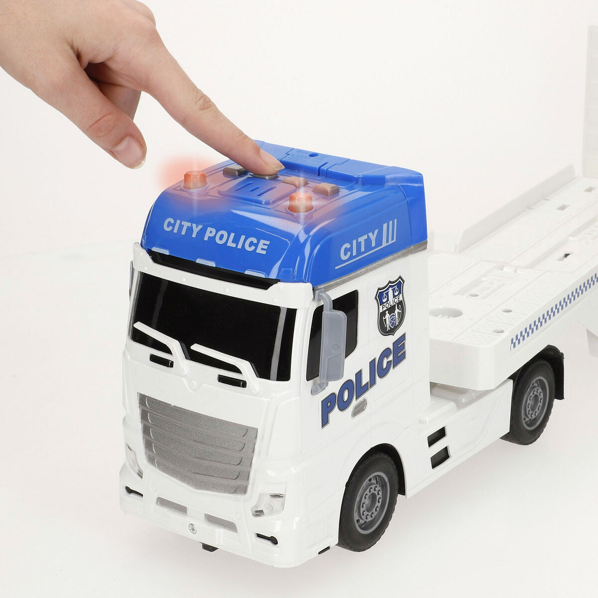 Camion Autotransporter Speed & Go 55 x 17 x 12 cm (2 Unități) - Jucarii si jocuri, Vehicule