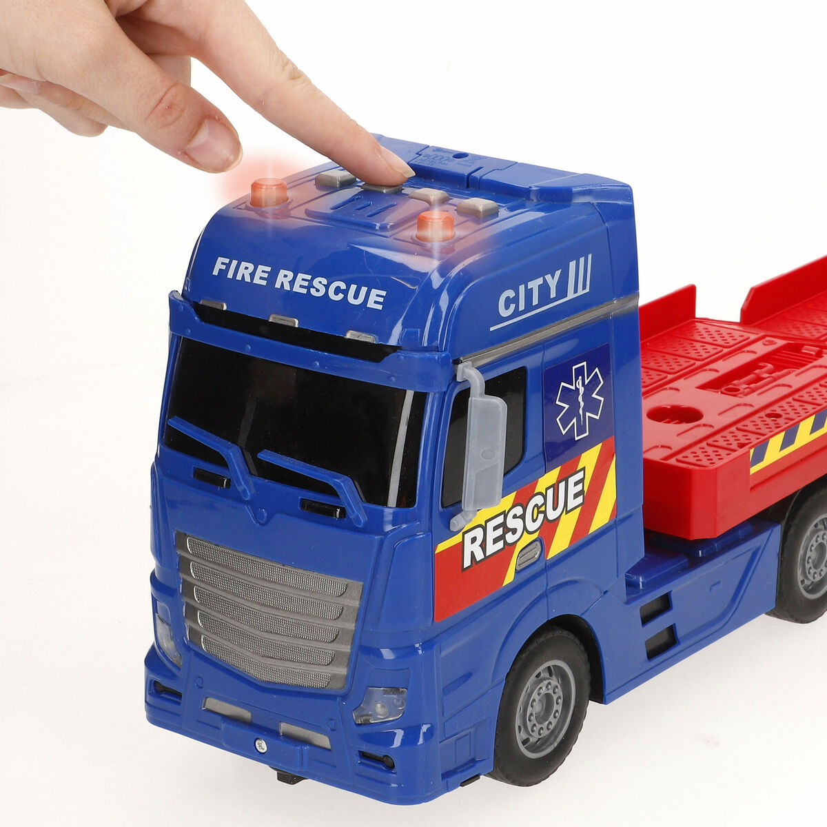 Camion Autotransporter Speed & Go 55 x 17 x 12 cm (2 Unități) - Jucarii si jocuri, Vehicule