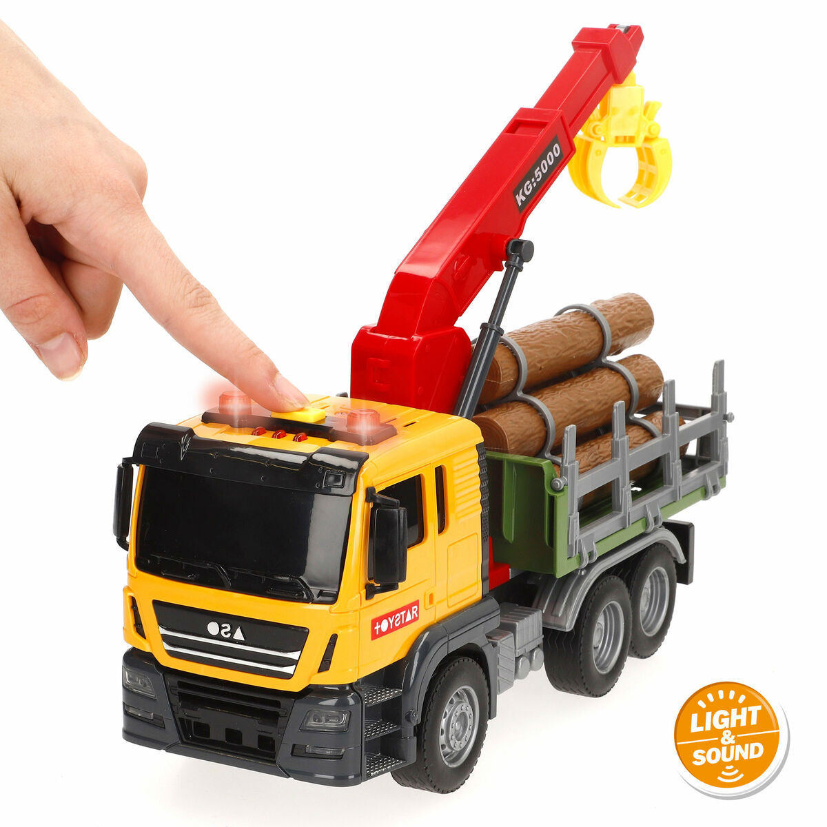 Camion cu Macara Speed & Go 26 x 13 x 10 cm (6 Unități) - Jucarii si jocuri, Vehicule