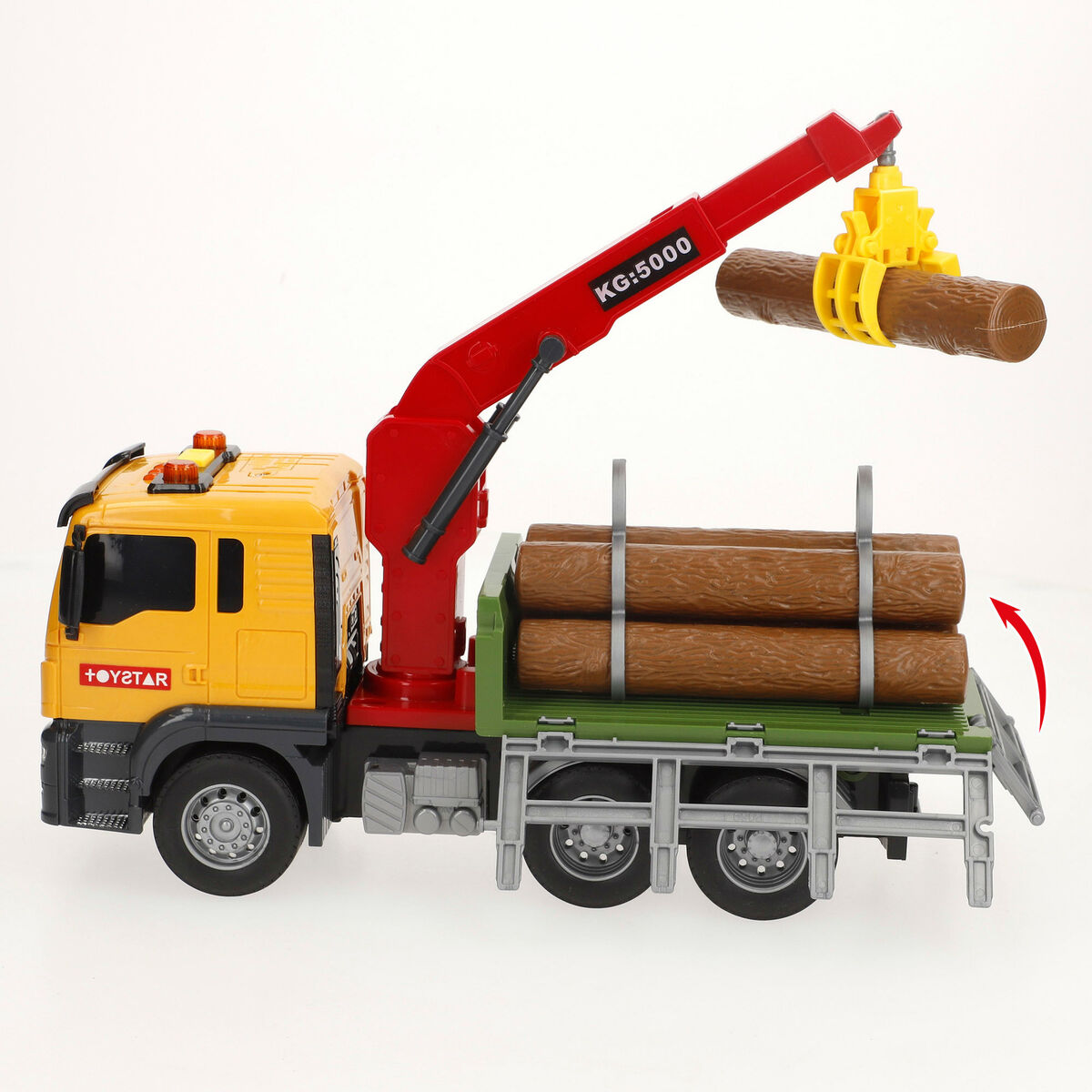 Camion cu Macara Speed & Go 26 x 13 x 10 cm (6 Unități) - Jucarii si jocuri, Vehicule