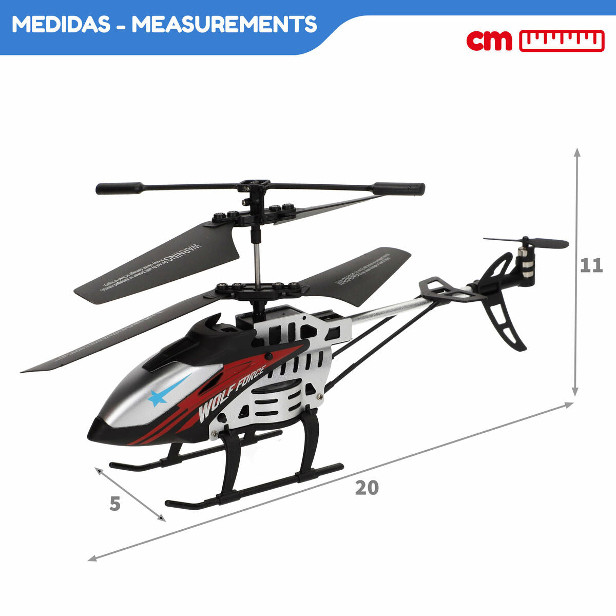 Elicopter Controlat de Radio Colorbaby (2 Unități) - Jucarii si jocuri, Vehicule