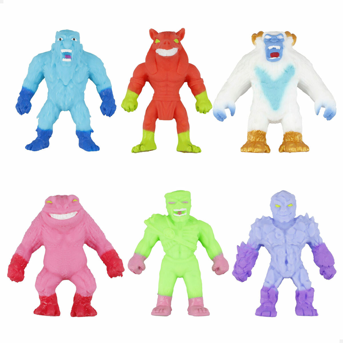 Figurine de Acțiune 8 x 8 x 2 cm 6 Piese (6 Unități) - Jucarii si jocuri, Păpuși și figurine