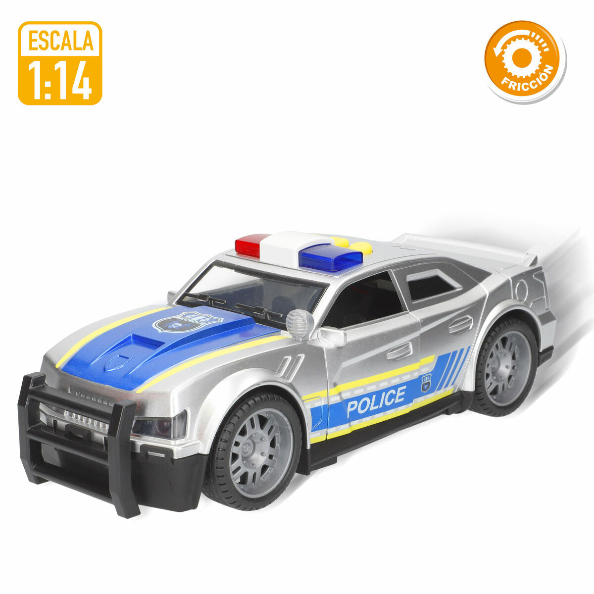 Mașinuță de jucărie cu mecanism de frecare Speed & Go 1:14 (6 Unități) - Jucarii si jocuri, Vehicule