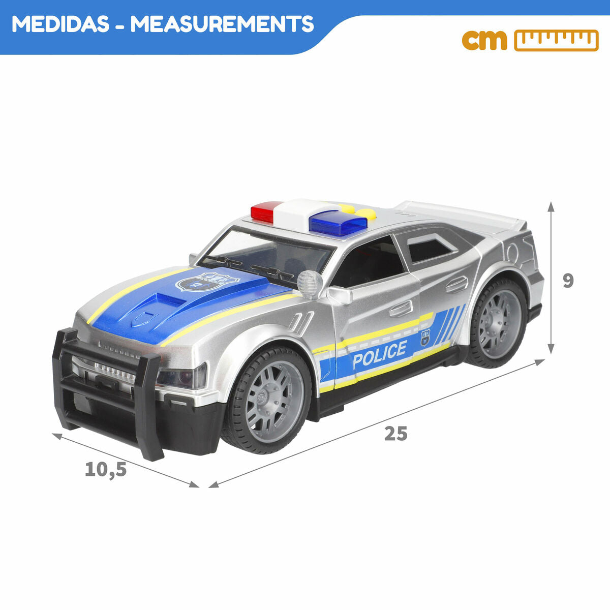 Mașinuță de jucărie cu mecanism de frecare Speed & Go 1:14 (6 Unități) - Jucarii si jocuri, Vehicule
